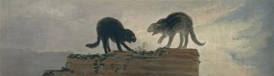 Cat Fight by Francisco de Goya